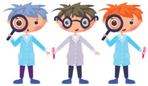 Cartoon scientists